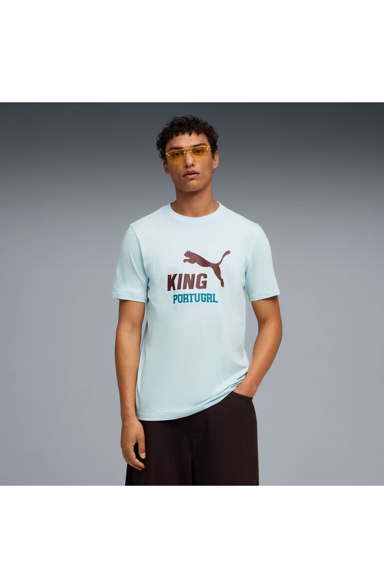 PUMA Men's Puma Mint Portugal National Team King Logo T-Shirt, Main, color, Mint