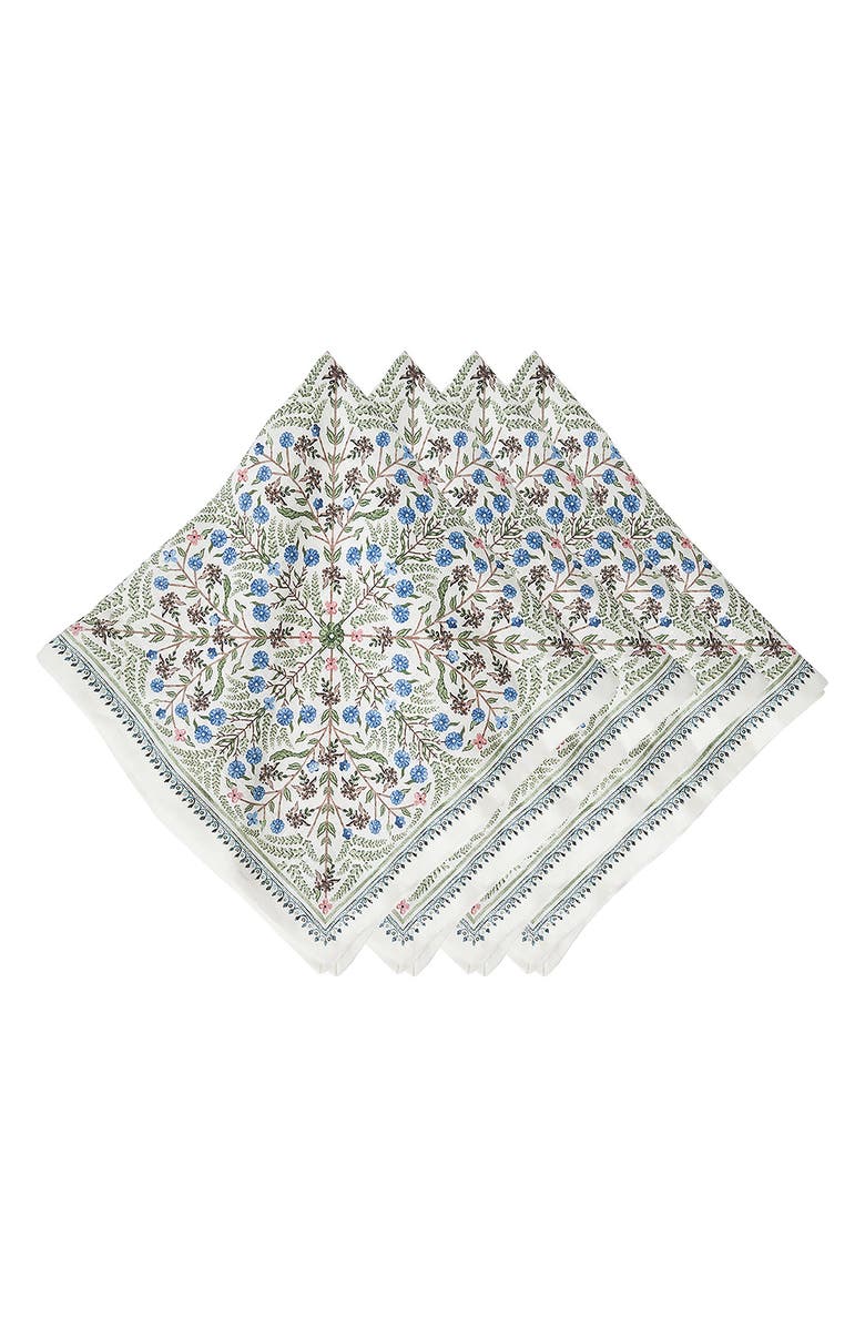 Juliska Villa Seville Set of 4 Napkins, Main, color, Chambray