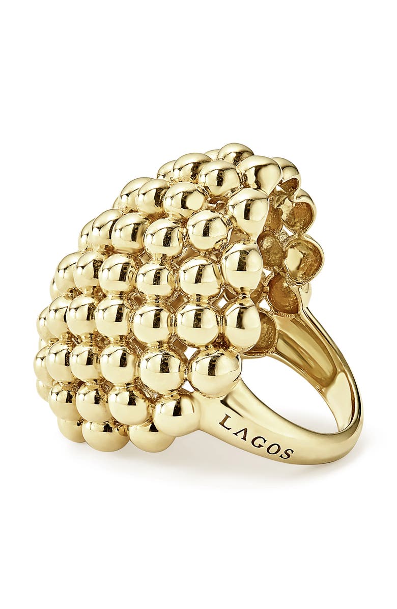 LAGOS Dome Ring, Alternate, color, Gold