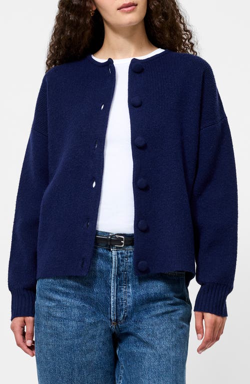 French Connection Riddley Drop Shoulder Cardigan In Blue