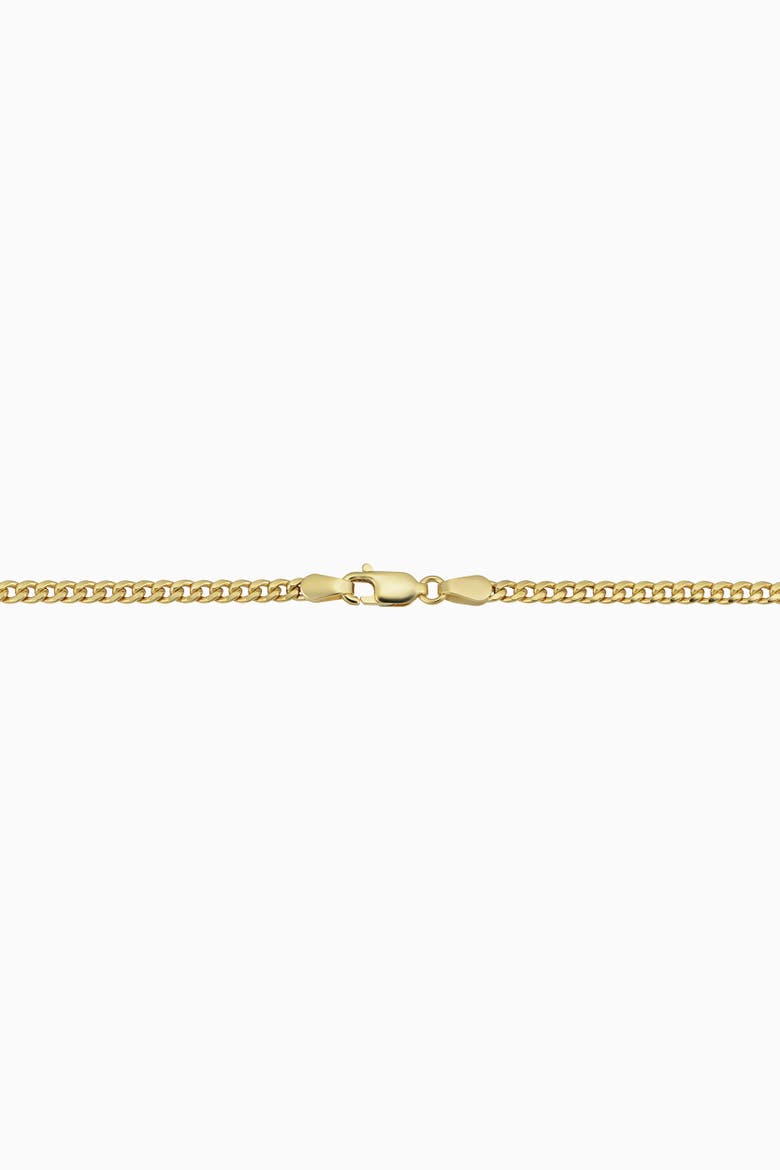 14K Gold Estate Cuban Necklace, Alternate, color, Yellow Gold