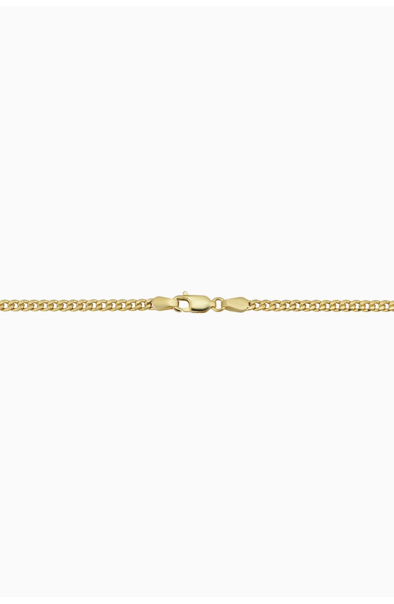 Oradina 14K Gold Estate Cuban Necklace, Alternate, color, Yellow Gold