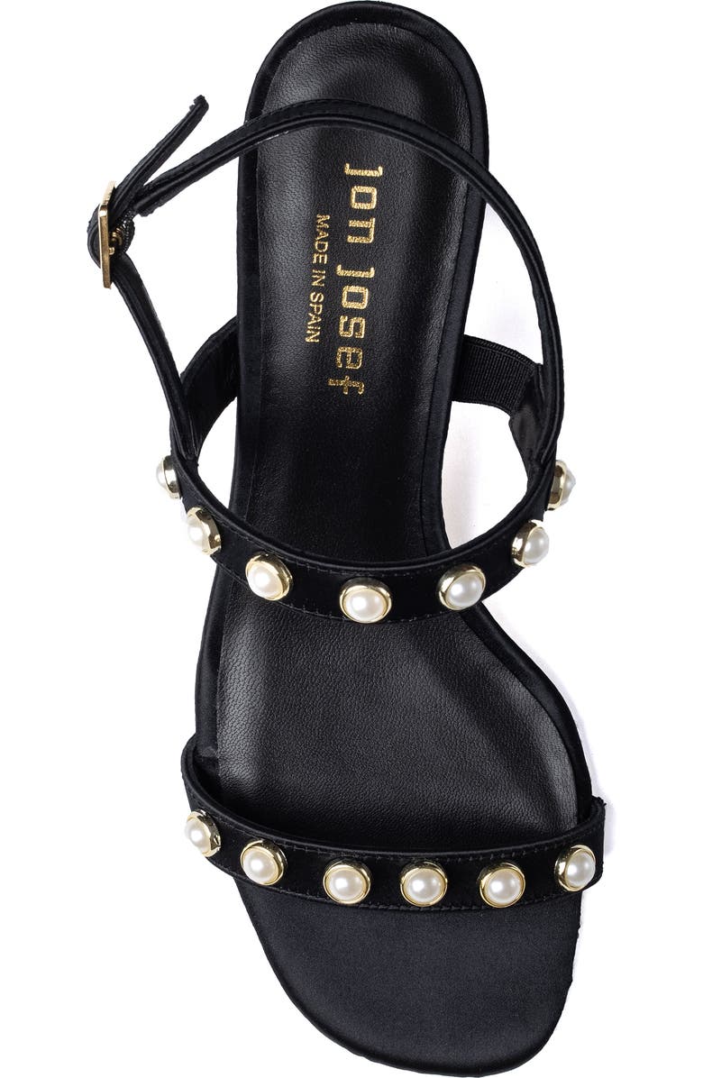 Jon Josef Carson Imitation Pearl Sandal, Alternate, color,