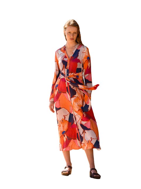Tie Front Midi Dress