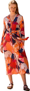 Celtic & Co. Tie Front Midi Dress