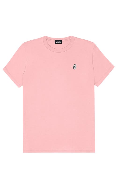 Dalix Womens Peace Sign Jersey Relaxed Tee
