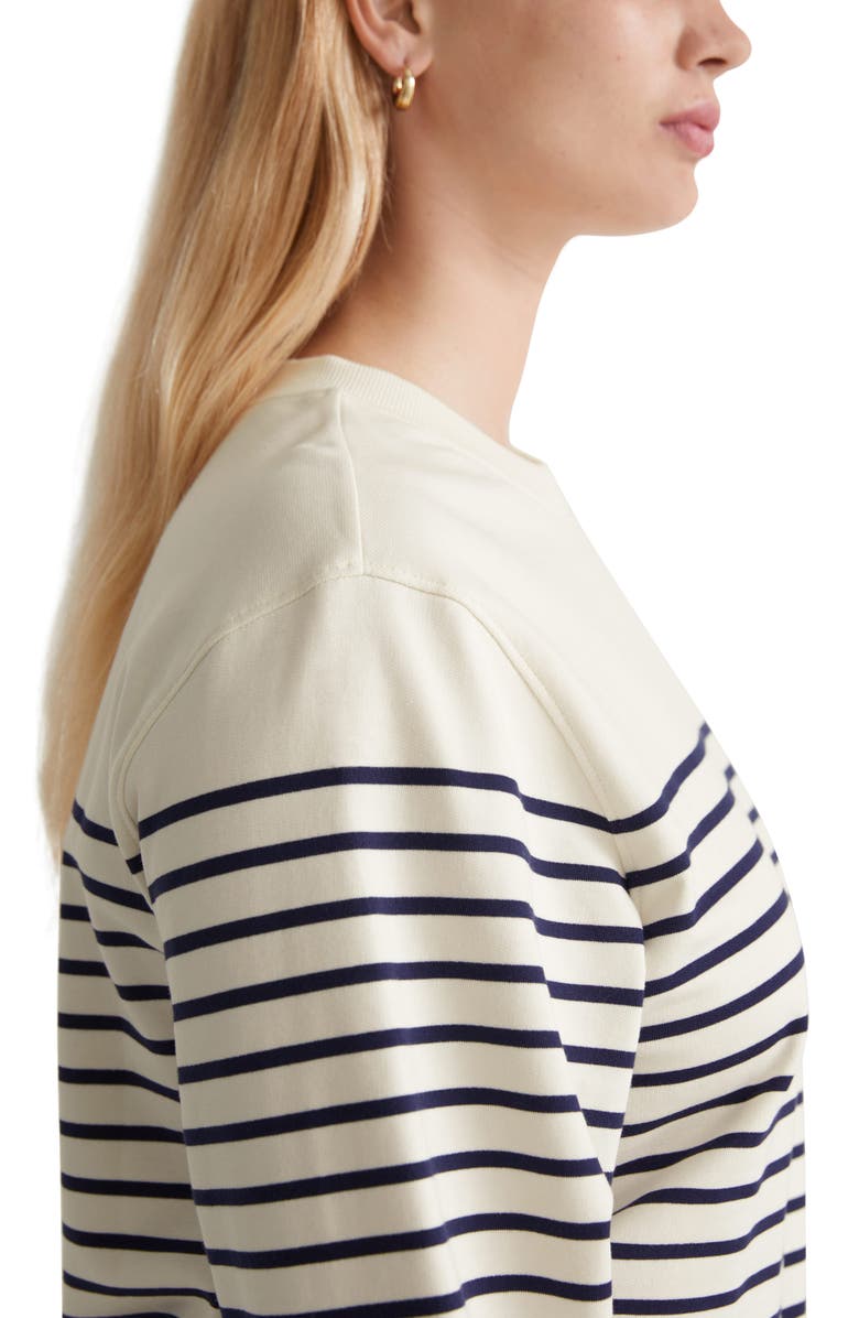 & Other Stories Breton Stripe Sweatshirt, Alternate, color,