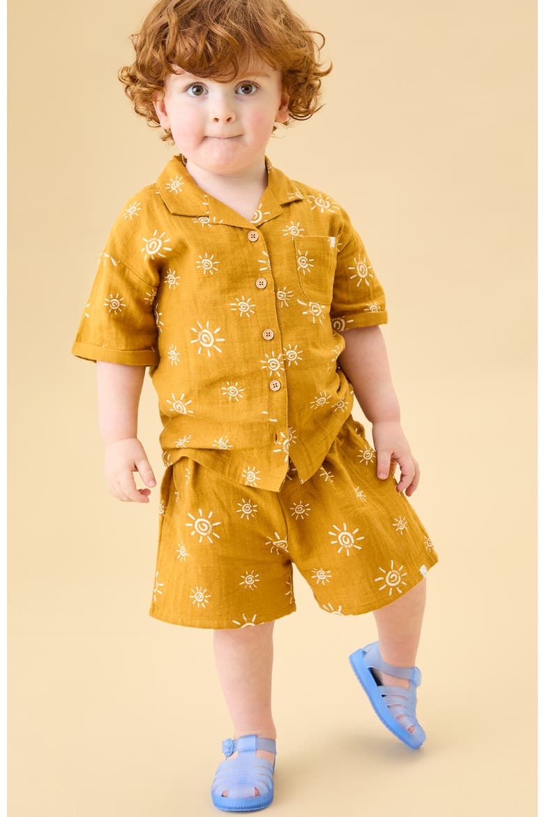 Sun Muslin Shirt, Alternate, color, Sun Gardenia