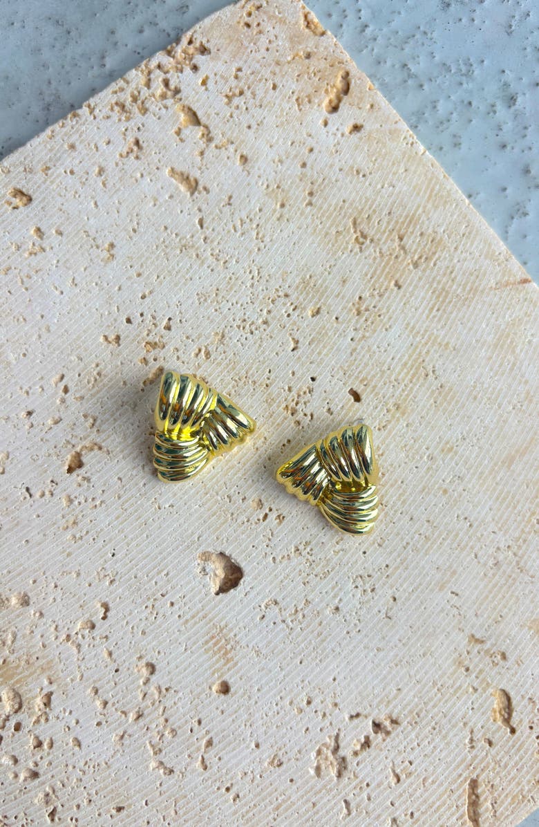 Adornia Triangle Statement Stud Earrings, Alternate, color,