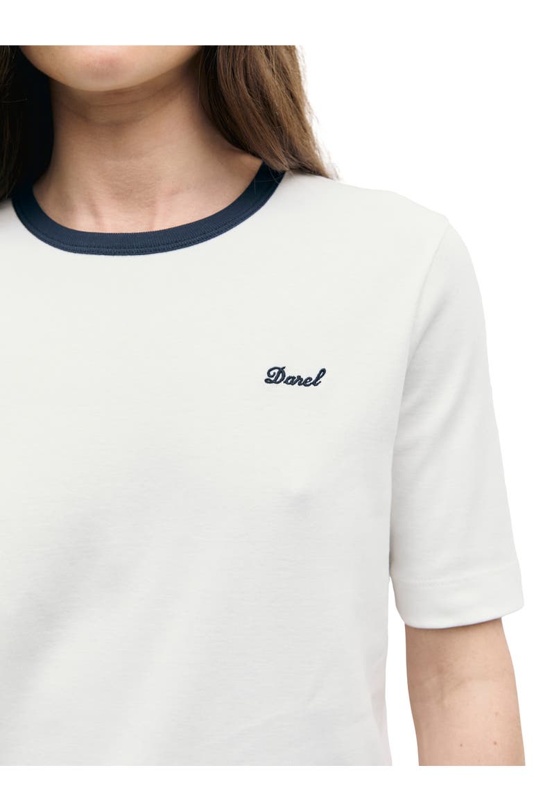 Bess Embroidered Logo T-Shirt, Alternate, color, Night Blue