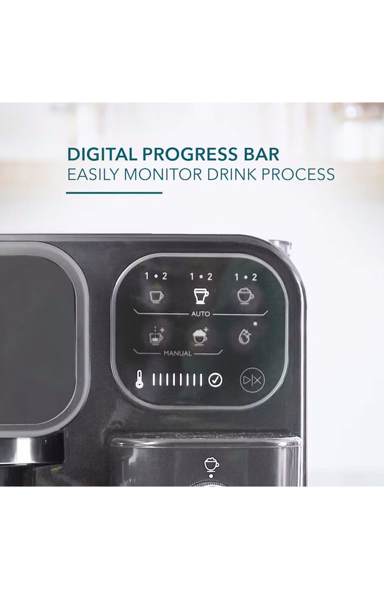 Mr. Coffee Prima Latte Luxe Espresso Maker, Alternate, color, Grey