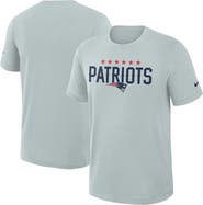 Nike Men's Nike Silver New England Patriots 2025 Rivalries Collection Slub Dri-FIT T-Shirt