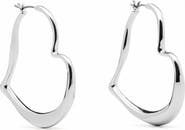 Kate Spade New York heart hoop earrings