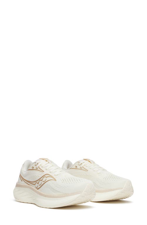 Saucony Womens Ride 18 In Vanilla White