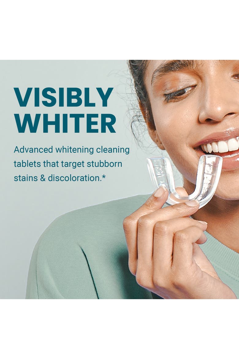 Overnight Retainer Cleaner Tablets with Whitening Formula, 120 Count, Alternate, color, No Colour
