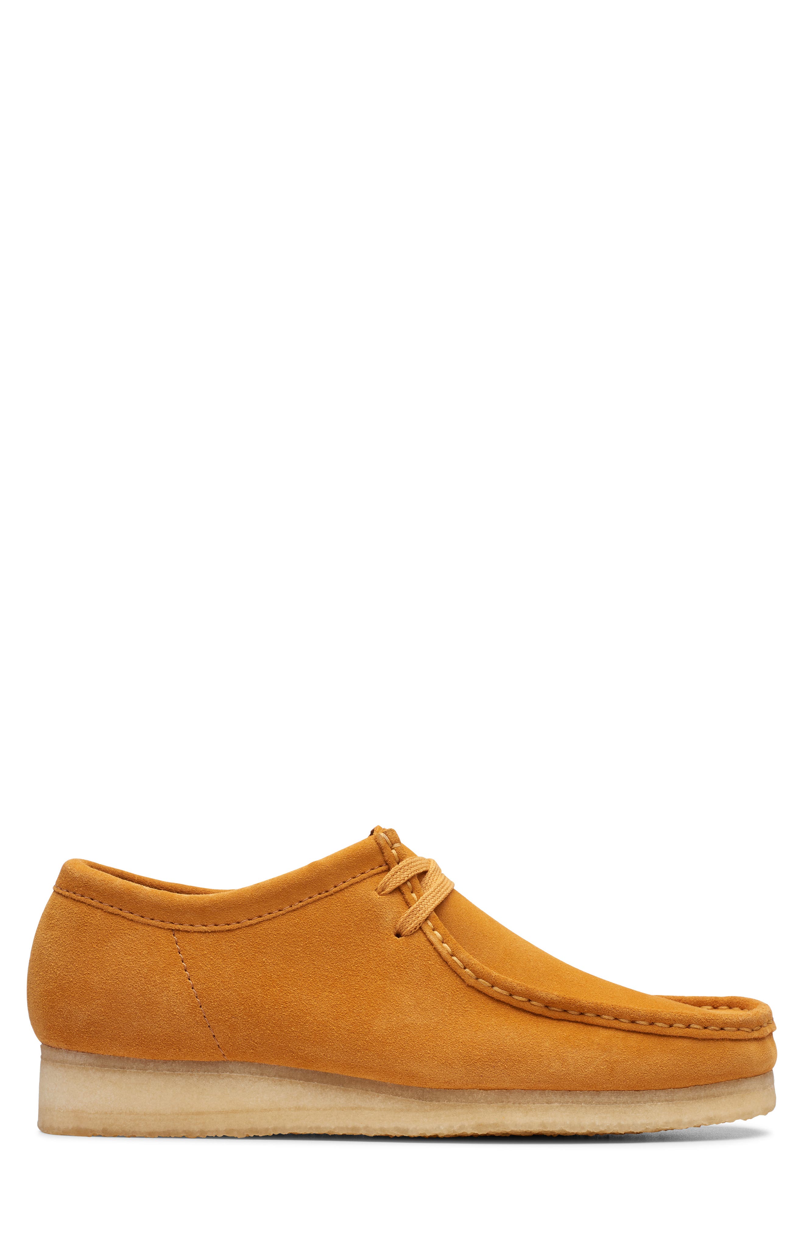 'Wallabee' Moc Toe Derby, Alternate, color, TURMERIC SUEDE