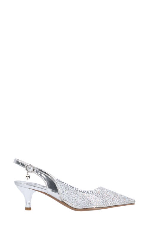 J. RENEÉ J. RENEÉ FERRYANNE SLINGBACK POINTED TOE KITTEN HEEL PUMP