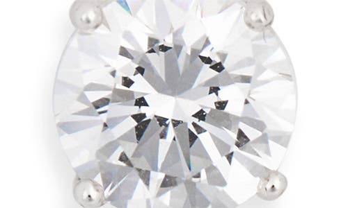 Nordstrom Rack Cubic Zirconia Round Stud Earrings In Silver