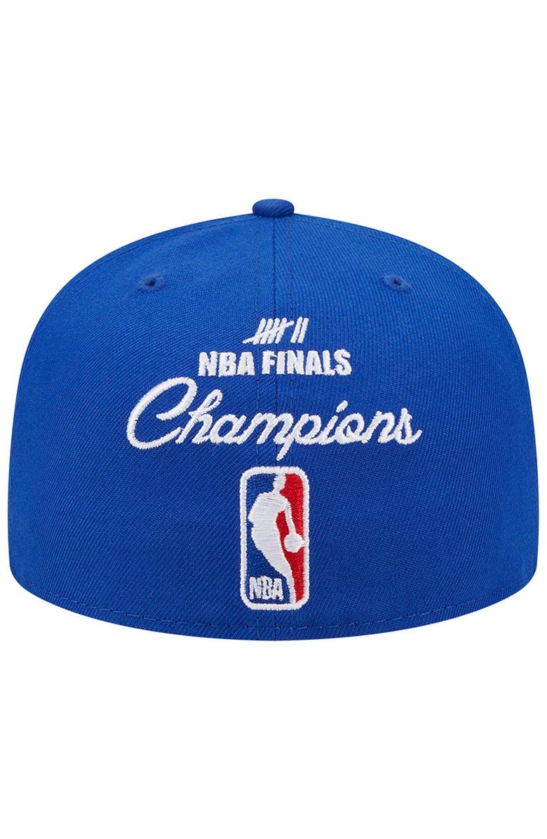 New Era Men's New Era Royal Golden State Warriors Crown Champs 59FIFTY Fitted Hat, Alternate, color,