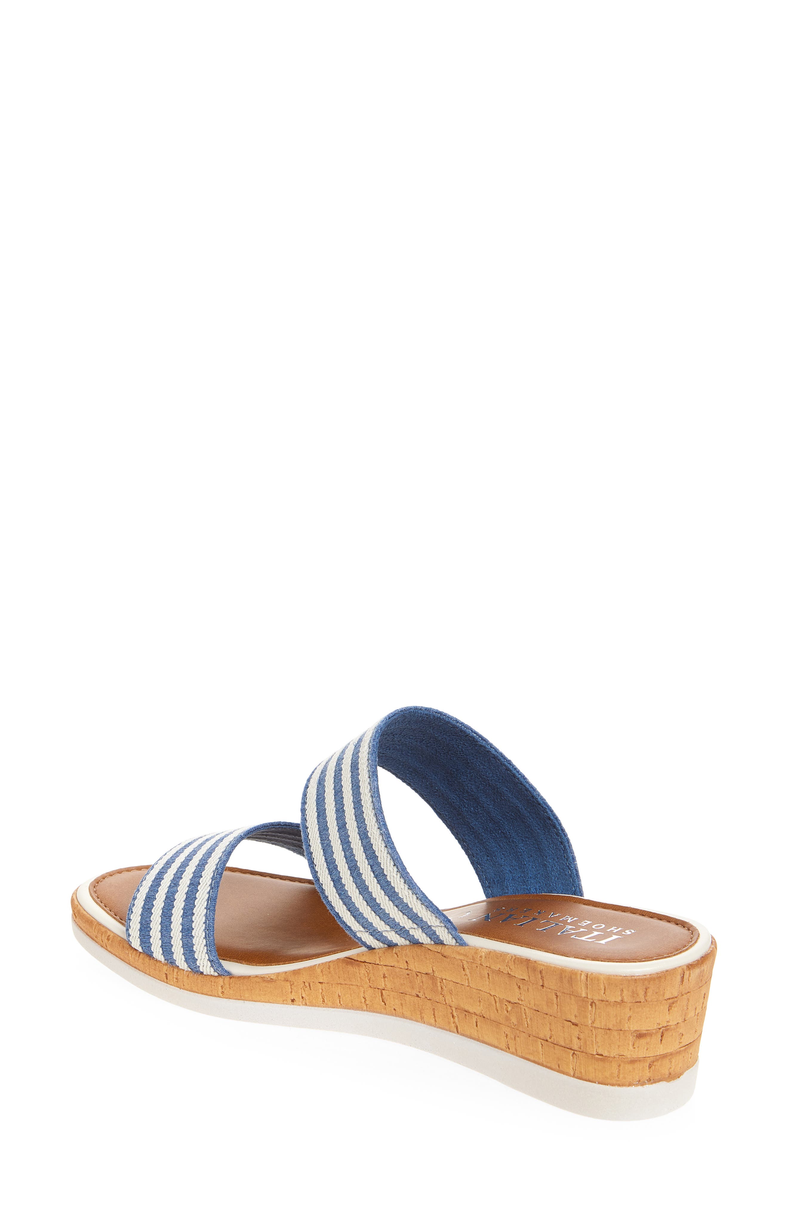 Jaiya Wedge Sandal, Alternate, color, DENIM