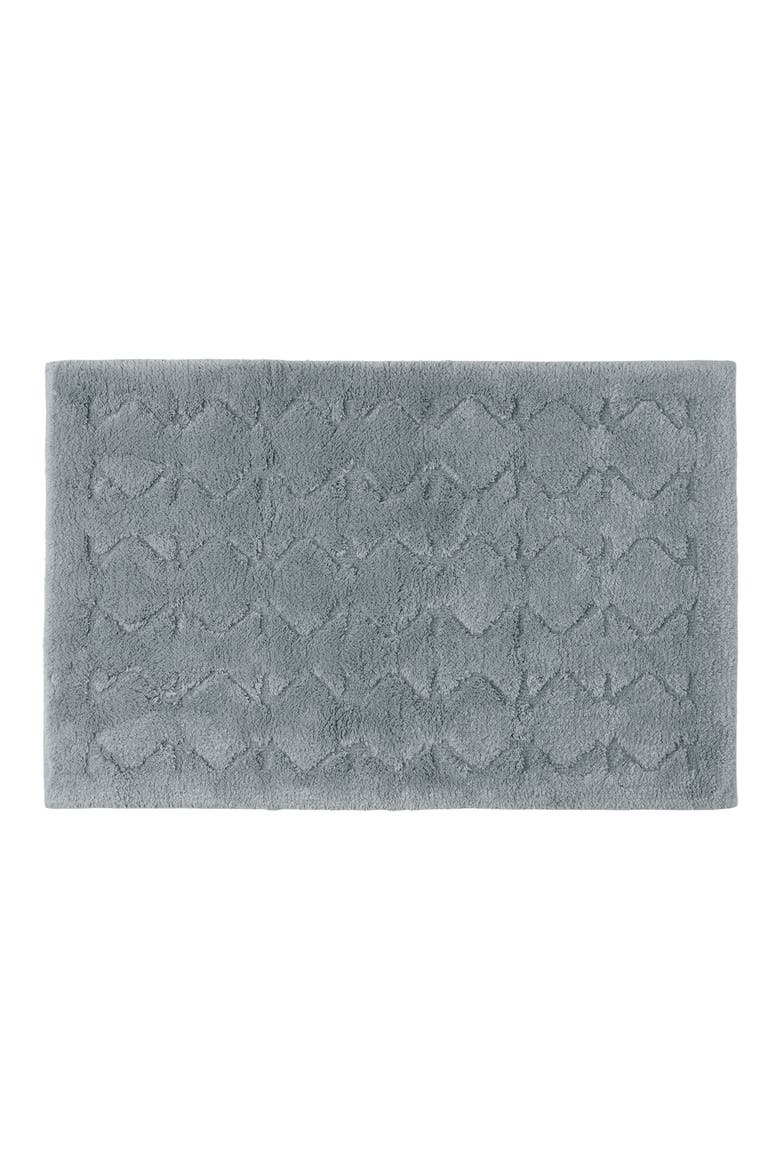 Organic Cotton Shag Bath Rug, Main, color, FOSSIL