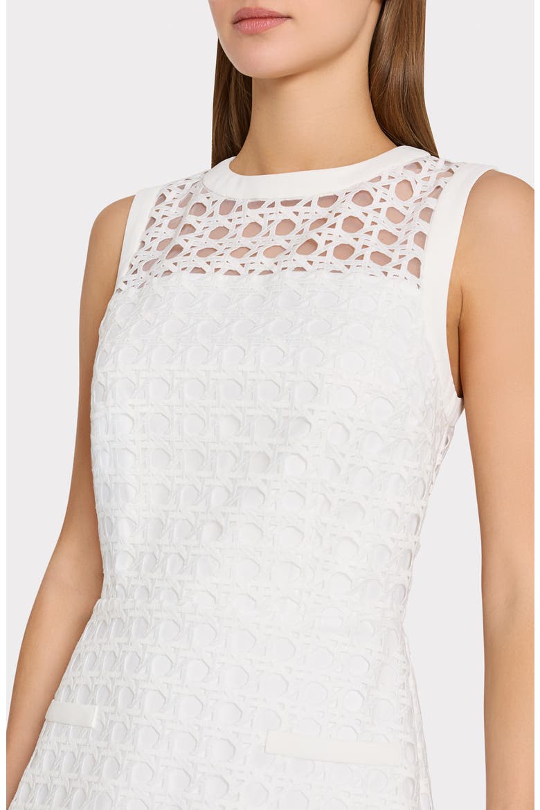 Moira Lace Sleeveless Minidress, Alternate, color, WHITE