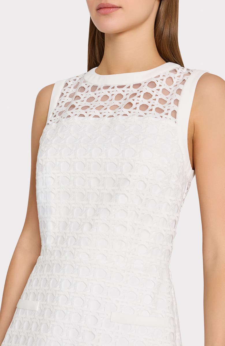 Milly Moira Lace Sleeveless Minidress, Alternate, color, 