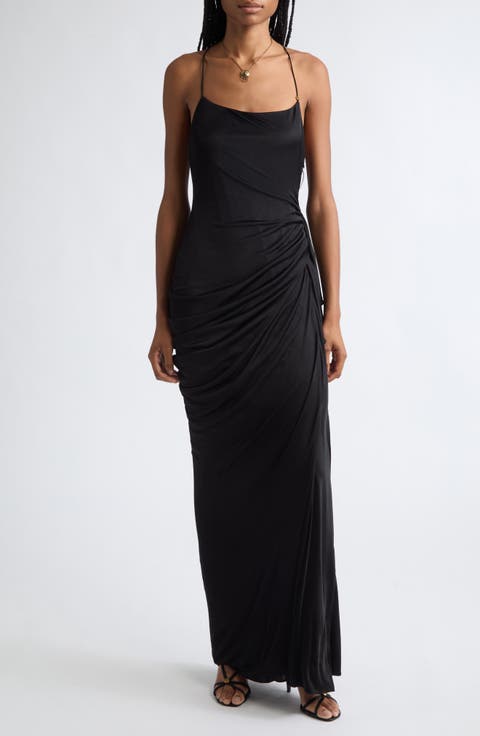 Liquid Drape Jersey Gown