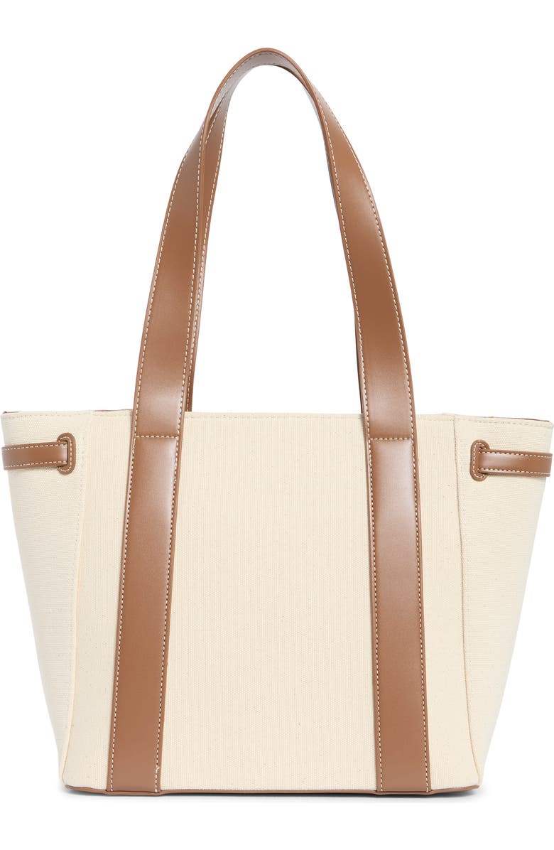 Steve Madden Banchor Canvas Tote, Alternate, color, Natural Canvas/ Nutshell