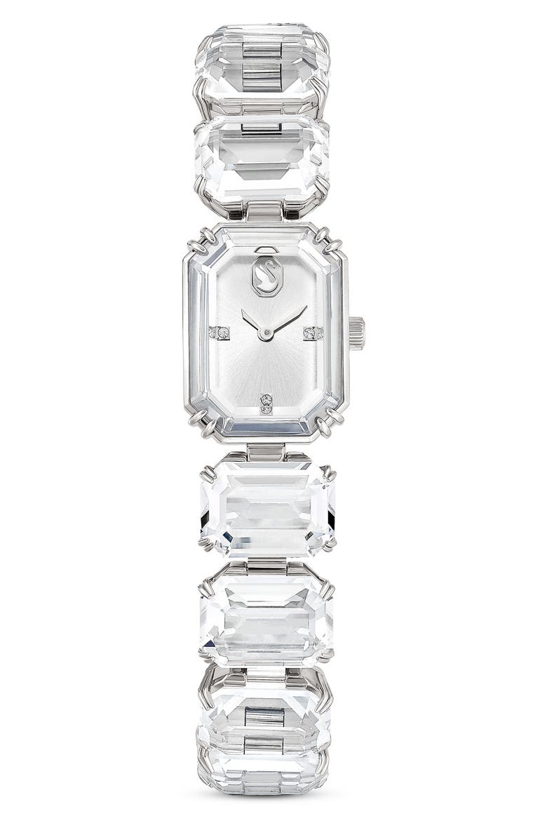 Millenia Bracelet Watch, 23mm x 17mm case, Main, color, WHITE