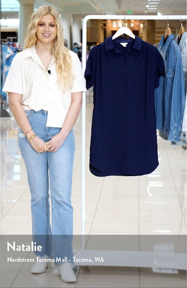 Short Sleeve Shirtdress, sales video thumbnail