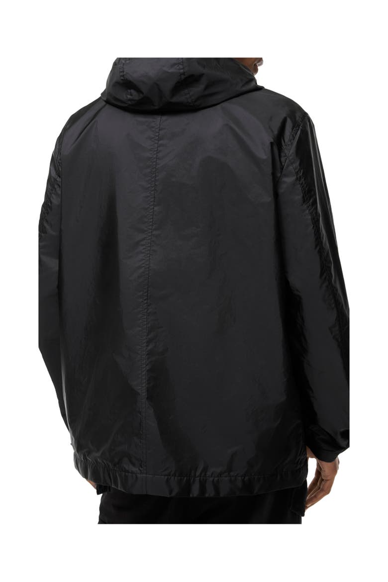 Nylon Pembrey Hooded Jacket, Alternate, color, Black