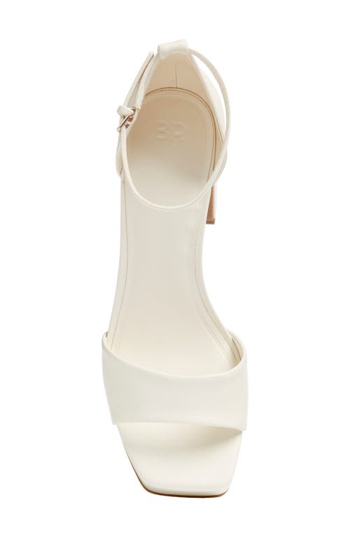 Bp. Helix Platform Ankle Strap Sandal In White