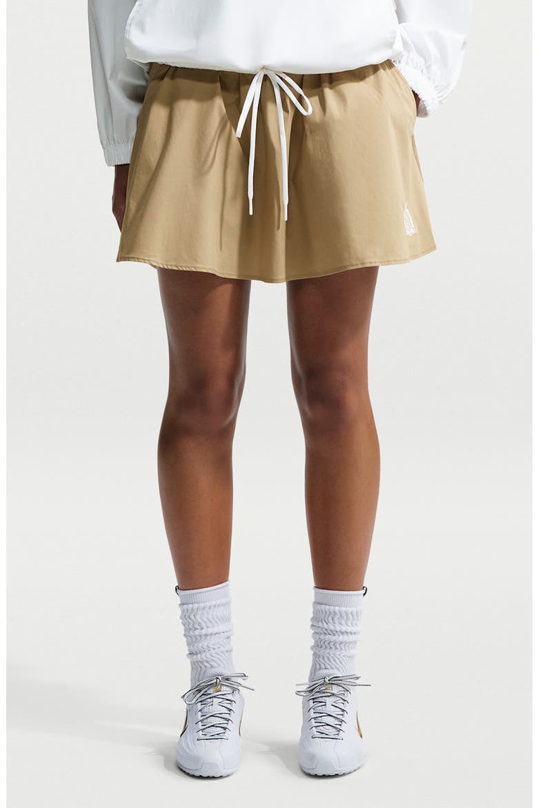 Miniskirt, Main, color, PARACHUTE BEIGE/ WHITE