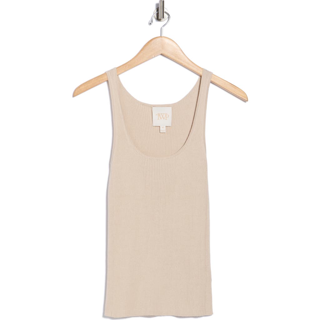 Twp Ribbed Wool Sweater Tank In Neutral