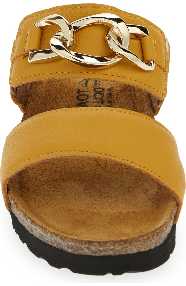 Naot Victoria Wedge Slide Sandal, Alternate, color, Marigold Leather