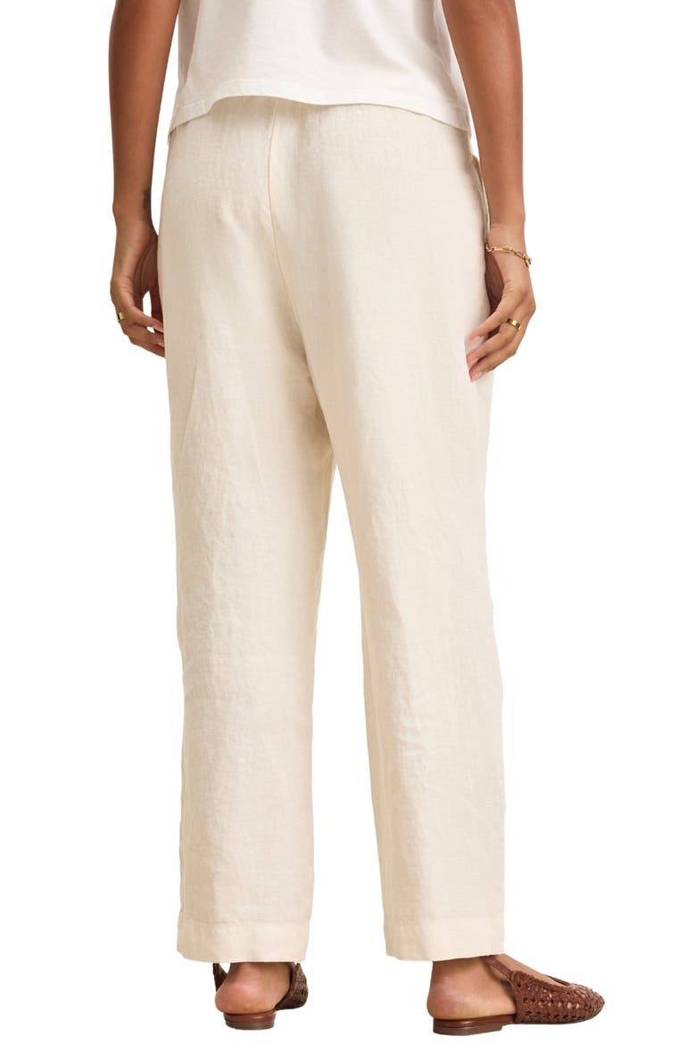 Cleowade Linen Wide Leg Pants, Alternate, color, CHALK WHITE