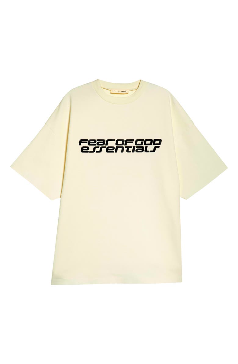 Fear of God Essentials '90s Fit Logo Graphic T-Shirt, Main, color, Ivory