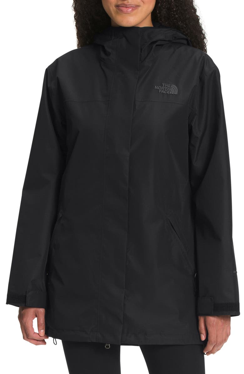The North Face Voyage Waterproof Hooded Coat, Main, color, 
