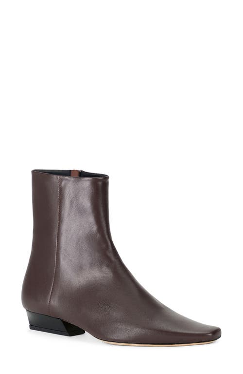 Staud Wally Snip Toe Bootie In Brown