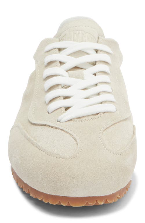 Axel Arigato Daze Runner Beige Sneaker With Logo On The Tongue And Grooved Sole In Suede Man In Neutral