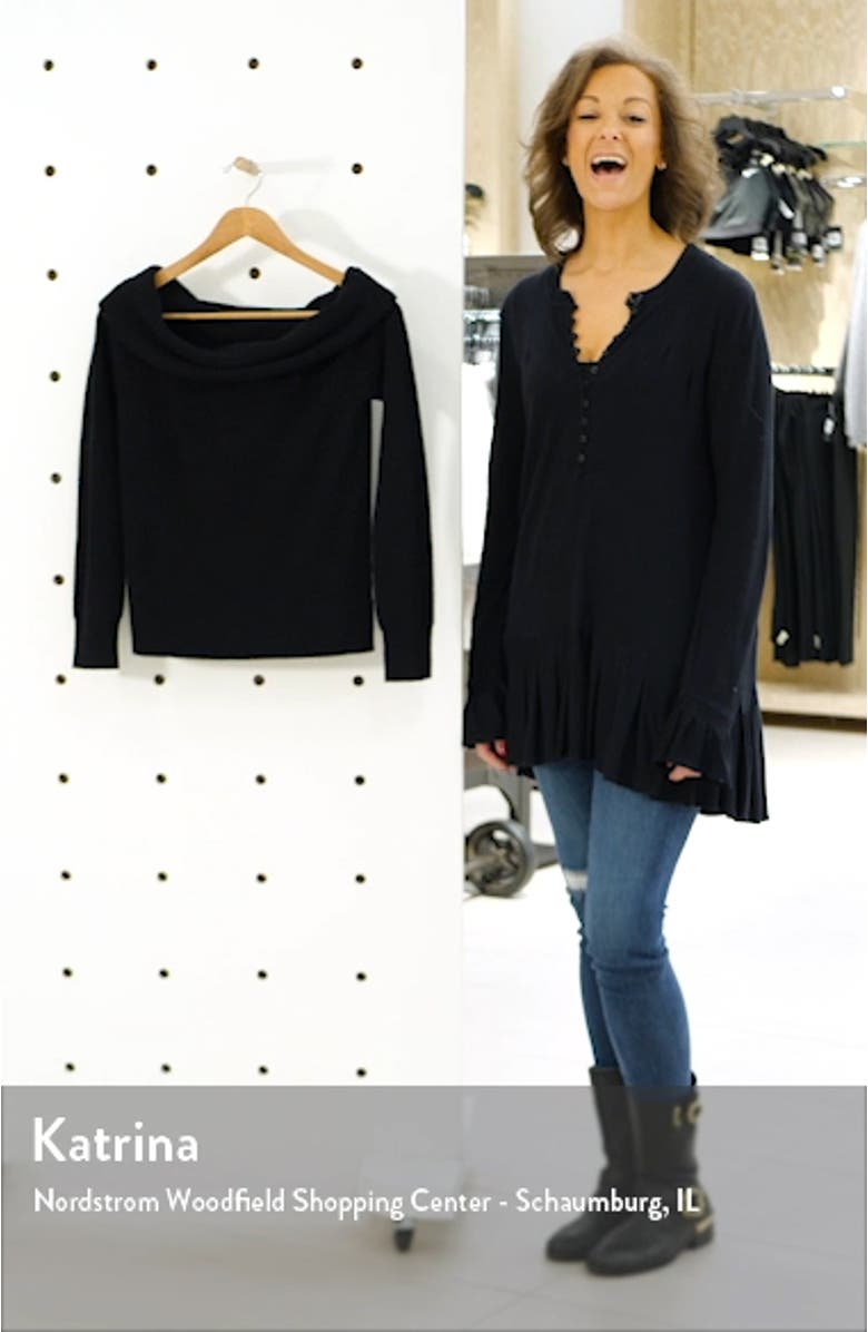 Off the Shoulder Sweater, sales video thumbnail