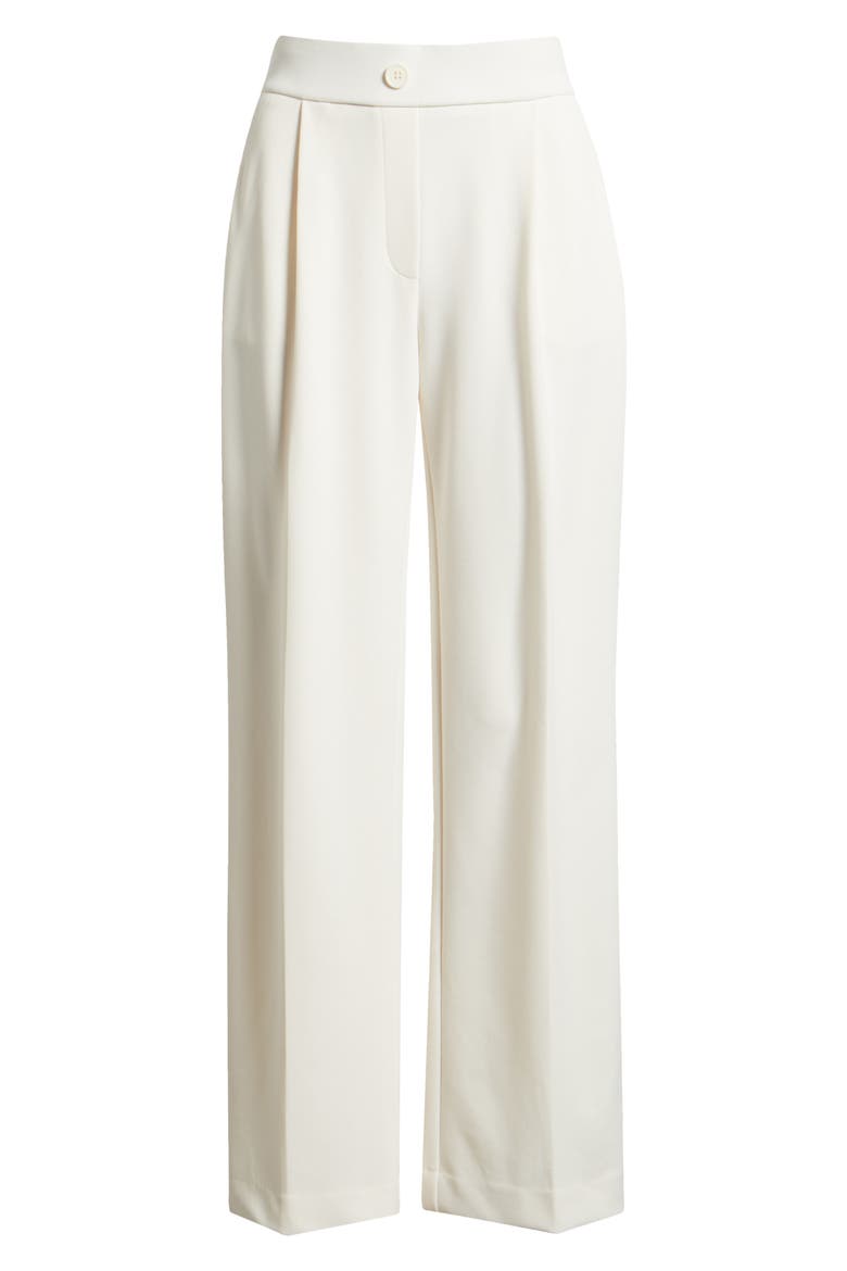 Wide Leg Pull-On Pants, Alternate, color, WHITE DOVE