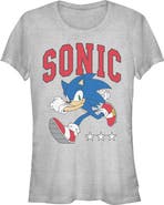 Sonic the Hedgehog Juniors Sonic the Hedgehog Three Stars Running T Shirt