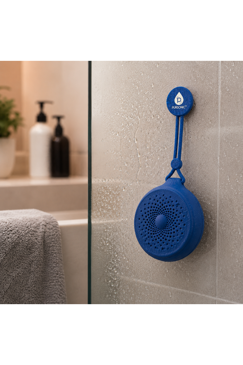Waterproof Speaker-Bluetooth Shower Speaker, Alternate, color, Blue