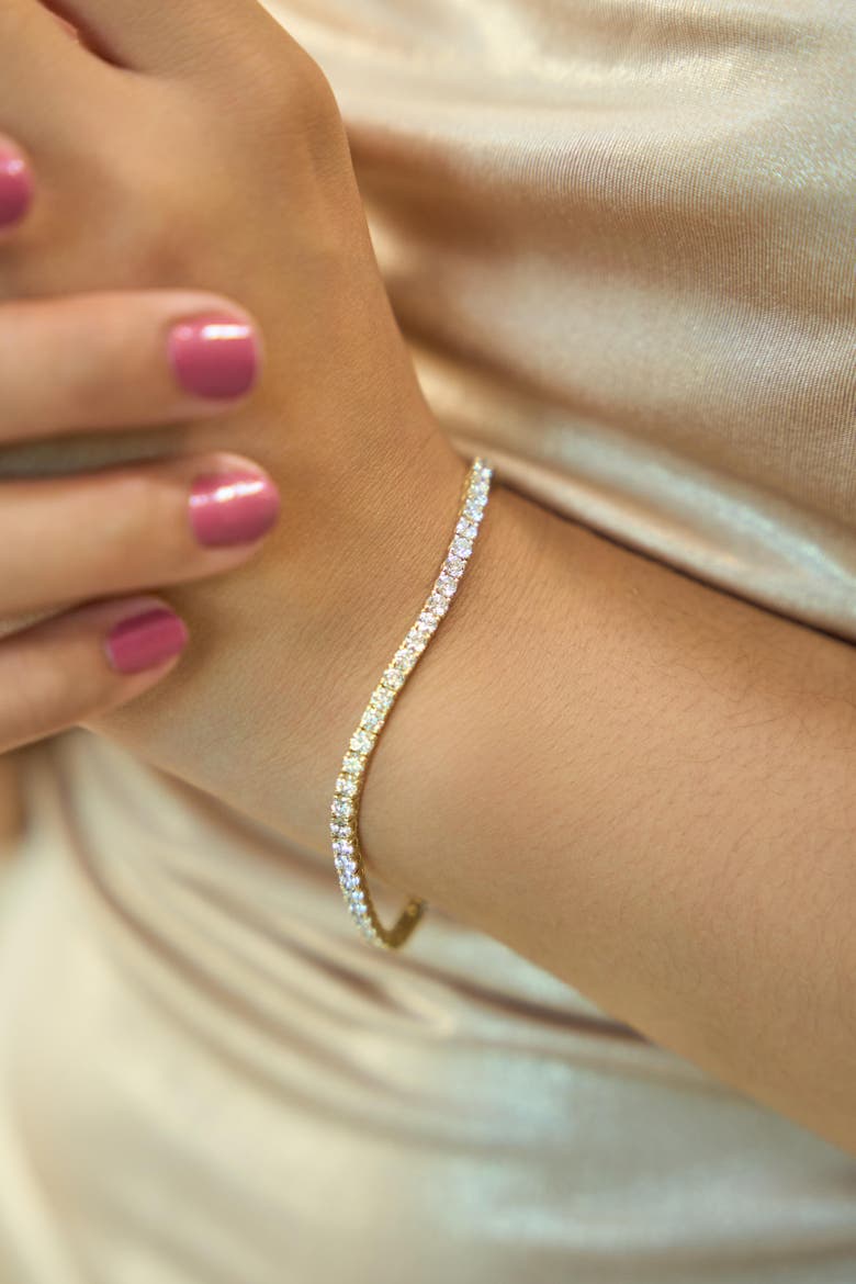 LMJ LoveGrown 10K Yellow Gold Lab Grown Diamond Tennis Bracelets - 5.29 Cts, Alternate, color, 10K Yellow Gold