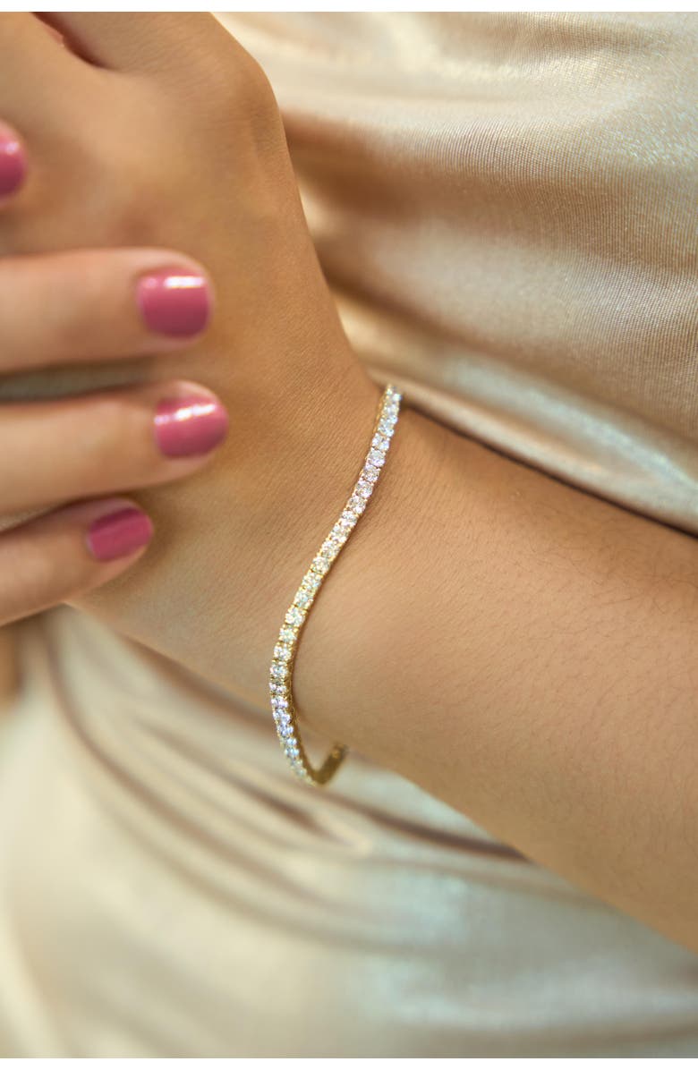 LuvMyJewelry LMJ LoveGrown 10K Yellow Gold Lab Grown Diamond Tennis Bracelets - 5.29 Cts, Alternate, color, 10K Yellow Gold