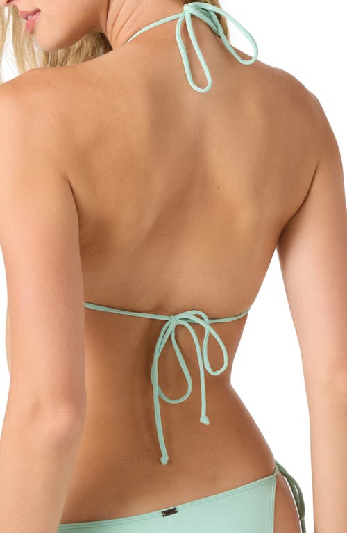 O'neill Venice Saltwater Solids Bikini Top In Blue