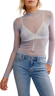 Free People Minding My Business Sheer Top