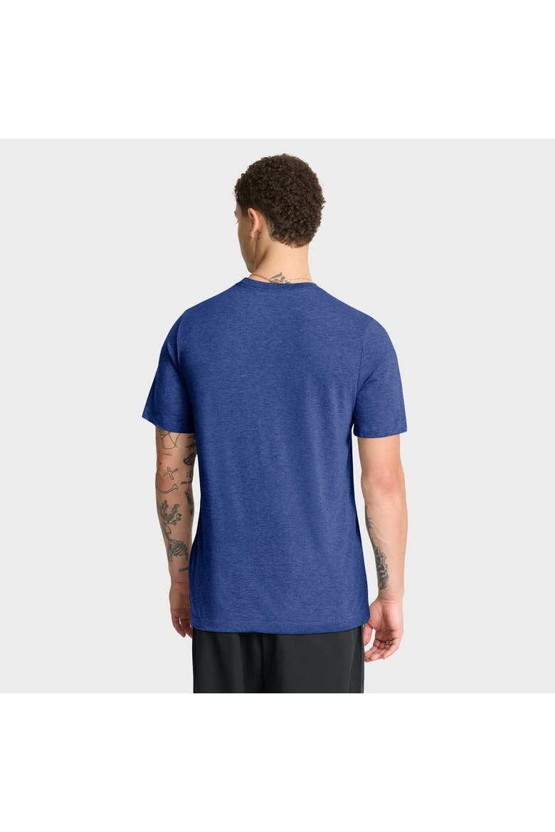 Men's Nike Heather Royal Los Angeles Dodgers Stacked Tri-Blend T-Shirt, Alternate, color, Heather Royal